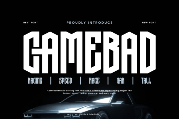 Camebad: The Bold Typeface for High-Impact Design