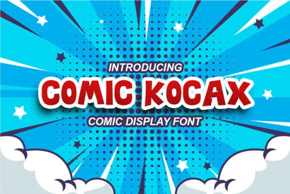Comic Kocax: A Fun, All-Caps Display Typeface