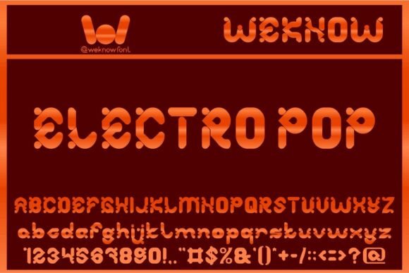 Discover Electro Pop: A Typeface for Modern, Energetic Design