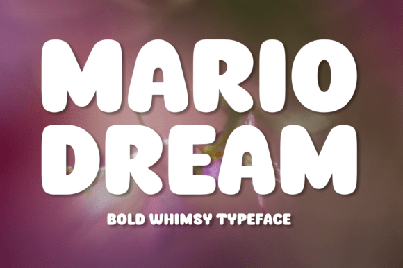Discover the Playful Charm of the Mario Dream Font