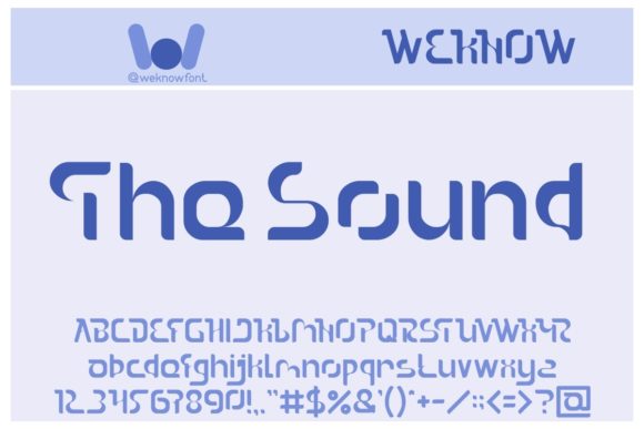 Discover The Sound: A Modern Display Typeface