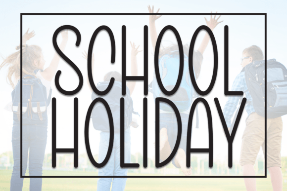 Discover the Sweet Charm of the School Holiday Font