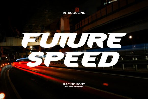 Future Speed: The Electrifying Racing Typeface