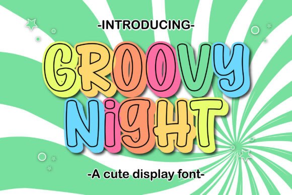 Groovy Night: A Striking Typeface for Bold Statements