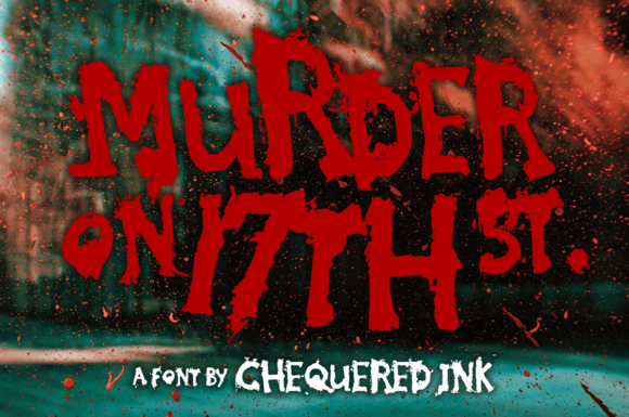 Murder on 17th Street: Unleash Chilling Typography