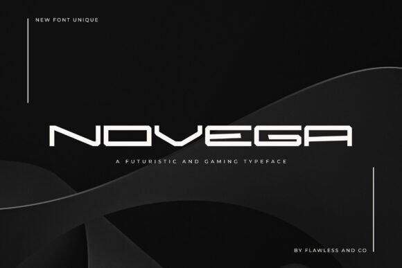 Novega: The Sharp, Futuristic Font for Modern Design