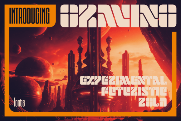 Oravino: A Bold Futuristic Font for Modern Design