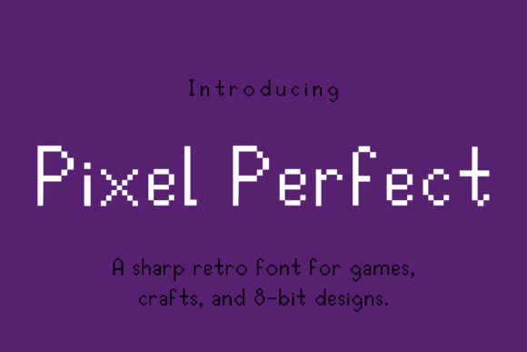 Pixel Perfect: The Nostalgic Font for Retro Design