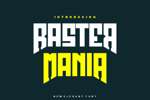 Raster Mania: Bold Display Font for Modern Designs