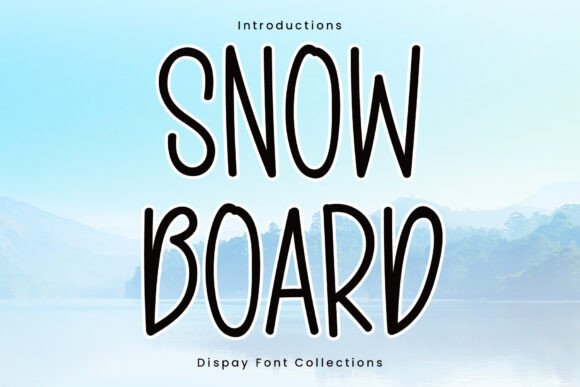 Snowboard: The Bold Font for Dynamic Designs