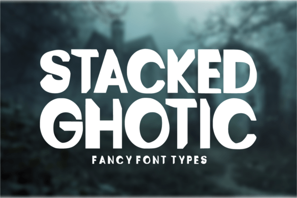 Stacked Gothic: Bold Horror Typography