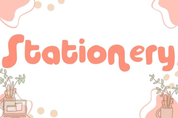 Stationery: A Charming Display Font for Creative Projects