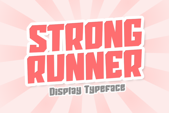 Strong Runner: A Playful, Chunky Display Typeface