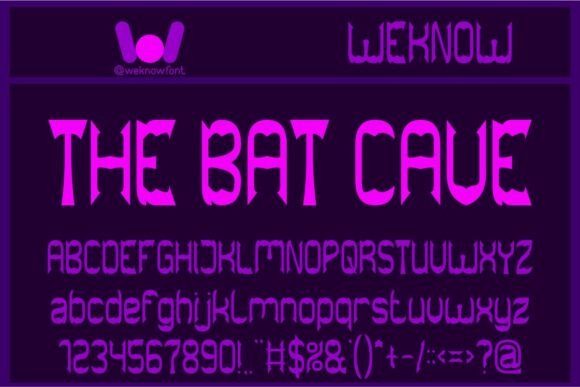 The Bat Cave Font: Ignite Your Design Projects