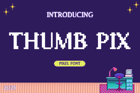 Thumb Pix: A Retro Pixel Font for Modern Design
