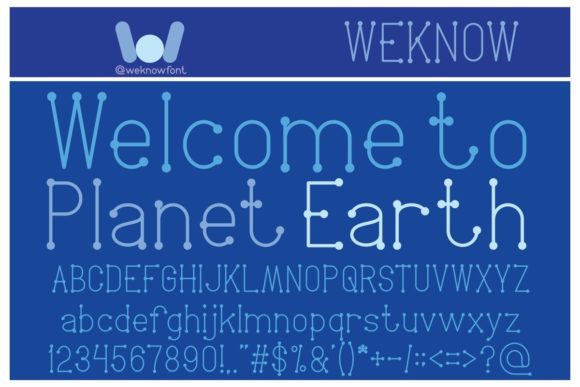 Welcome to Planet Earth: A Futuristic Display Font